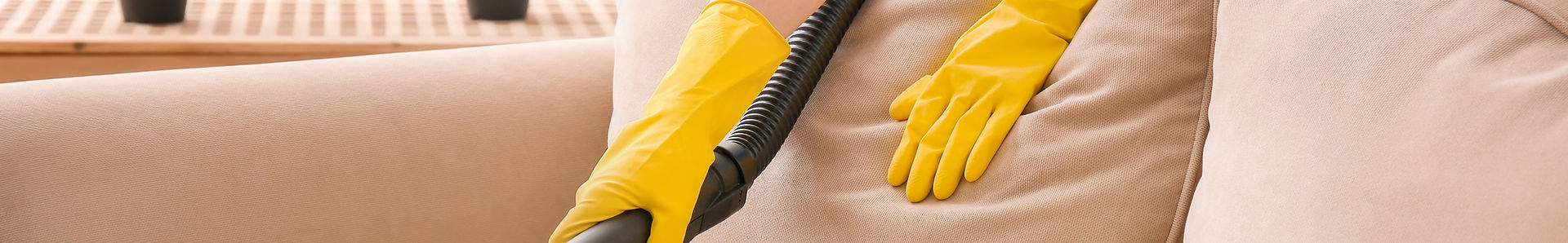 Vacuuming Sofa Fabric